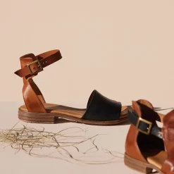 ILOS ANKLE STRAP. LEATHER SANDALS>EOS Footwear Hot