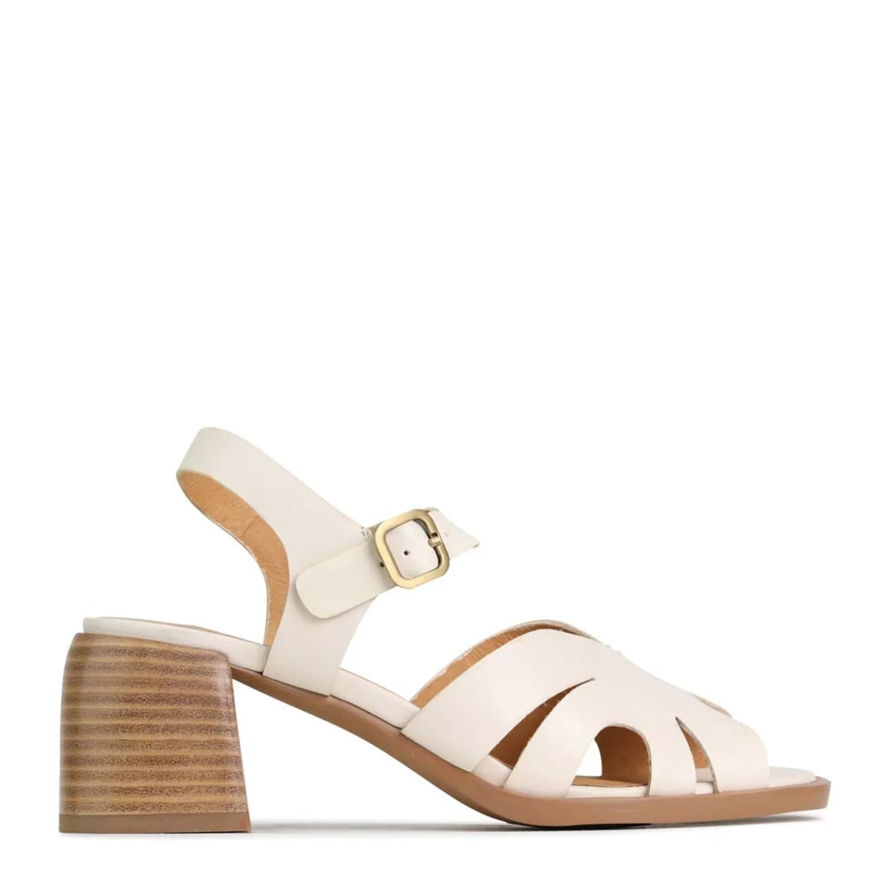 ISA LOW HEEL SANDALS LEATHER>EOS Footwear Online