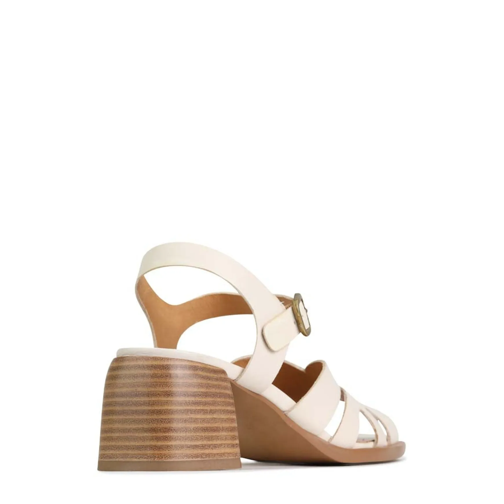 ISA LOW HEEL SANDALS LEATHER>EOS Footwear Online