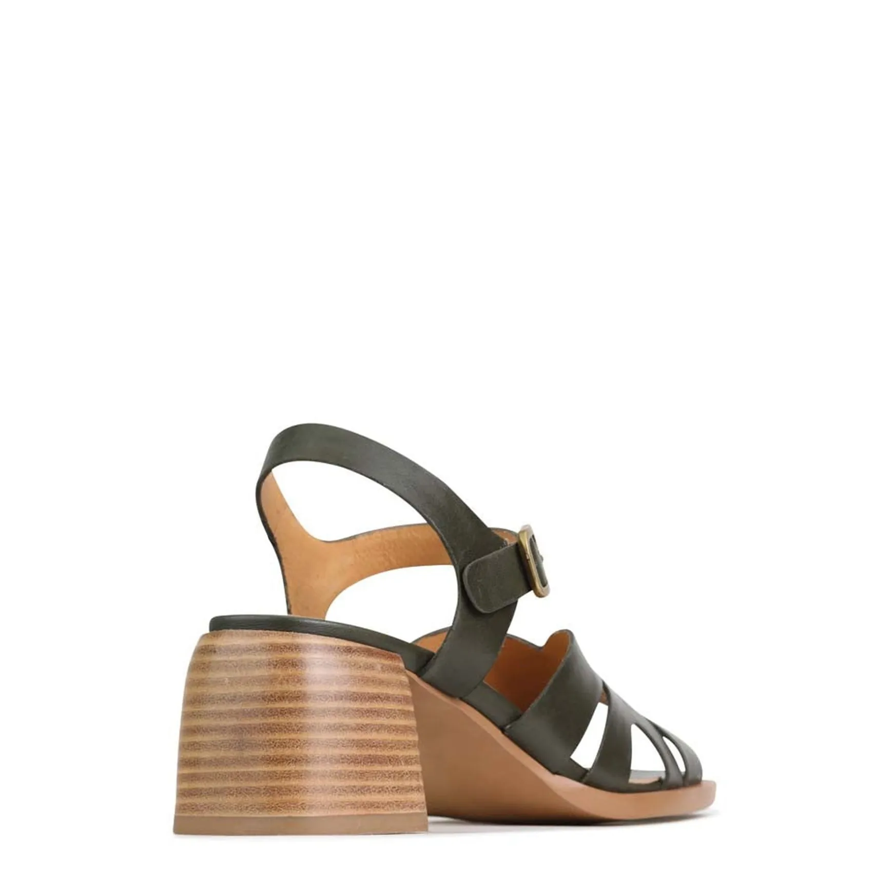 ISA LOW HEEL SANDALS LEATHER>EOS Footwear Online