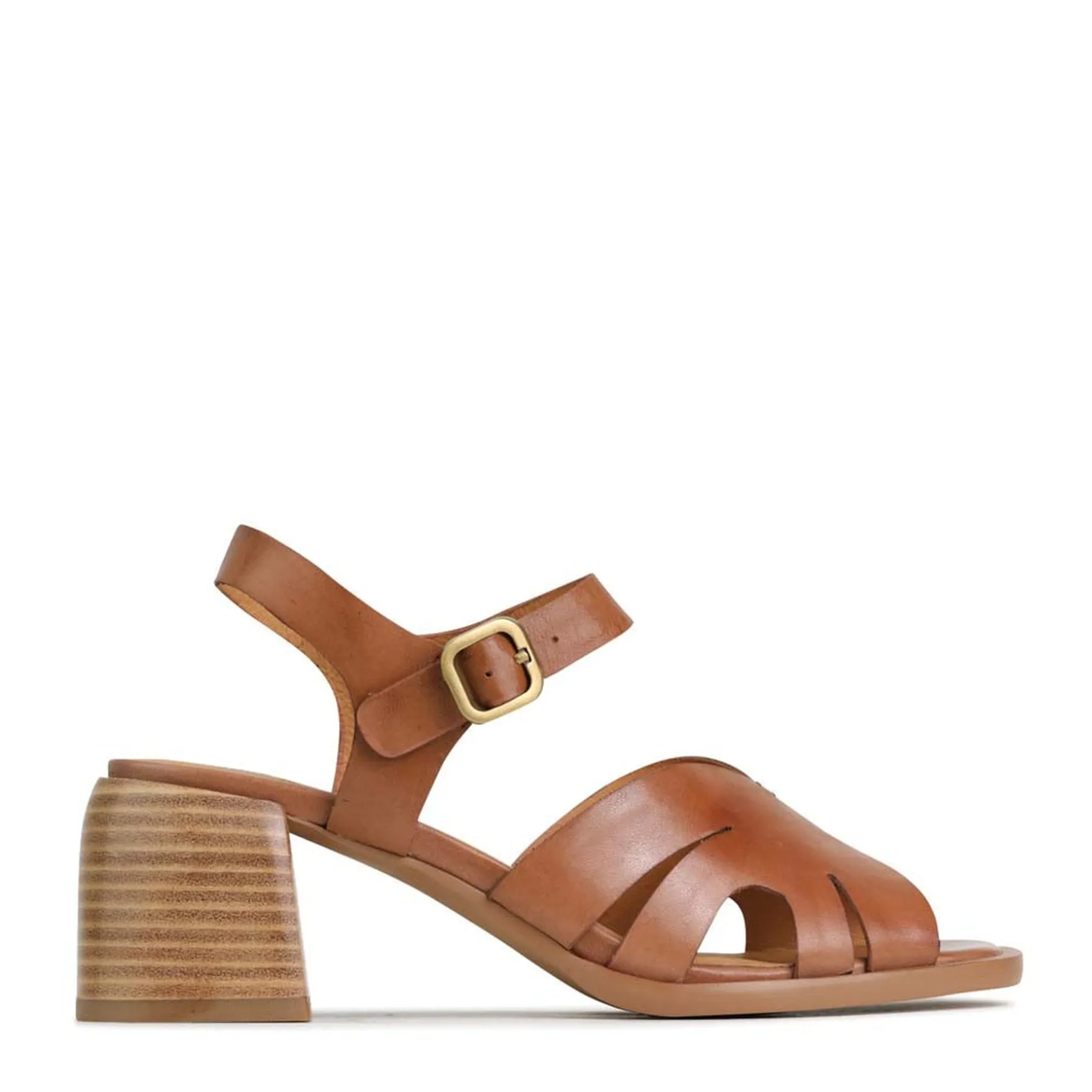 ISA LOW HEEL SANDALS LEATHER>EOS Footwear Online