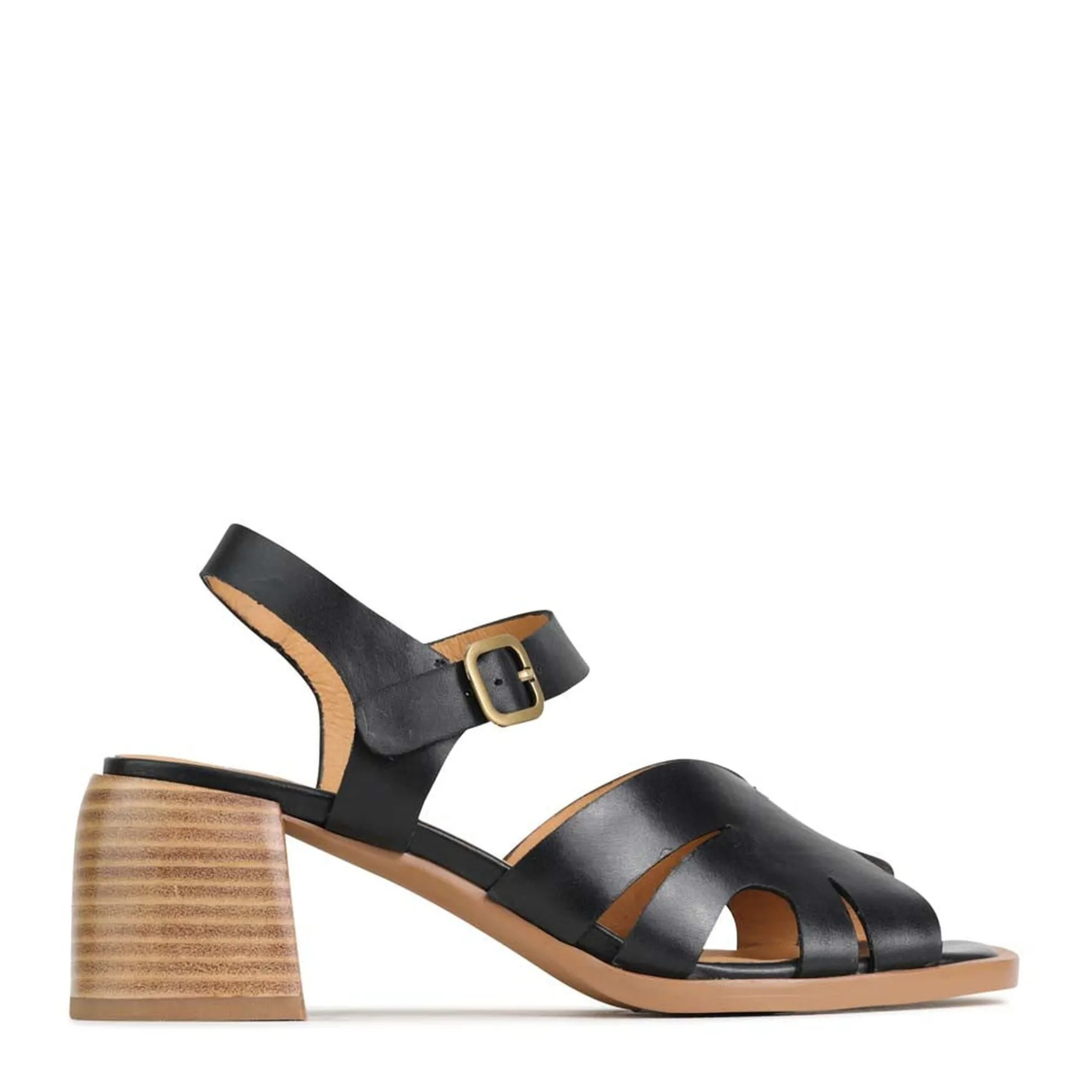 ISA LOW HEEL SANDALS LEATHER>EOS Footwear Online