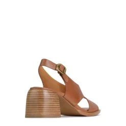 ISADORA LEATHER BLOCK HEEL SANDALS><noscript><img width=