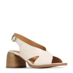 ISADORA LEATHER BLOCK HEEL SANDALS><noscript><img width=