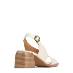 ISADORA LEATHER BLOCK HEEL SANDALS><noscript><img width=