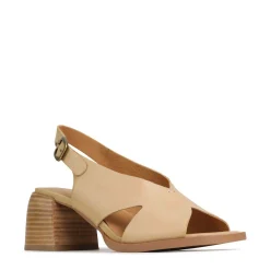 ISADORA LEATHER BLOCK HEEL SANDALS><noscript><img width=