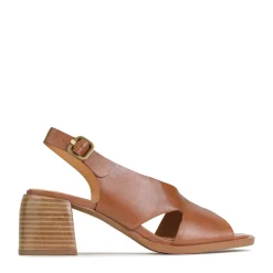 ISADORA LEATHER BLOCK HEEL SANDALS><noscript><img width=