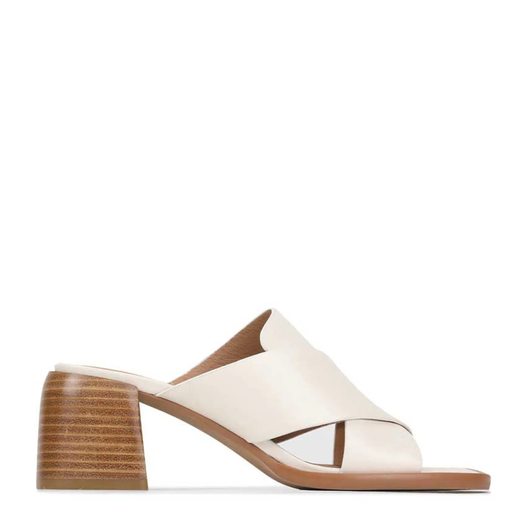 ISO LEATHER BLOCK HEEL SANDALS>EOS Footwear Sale