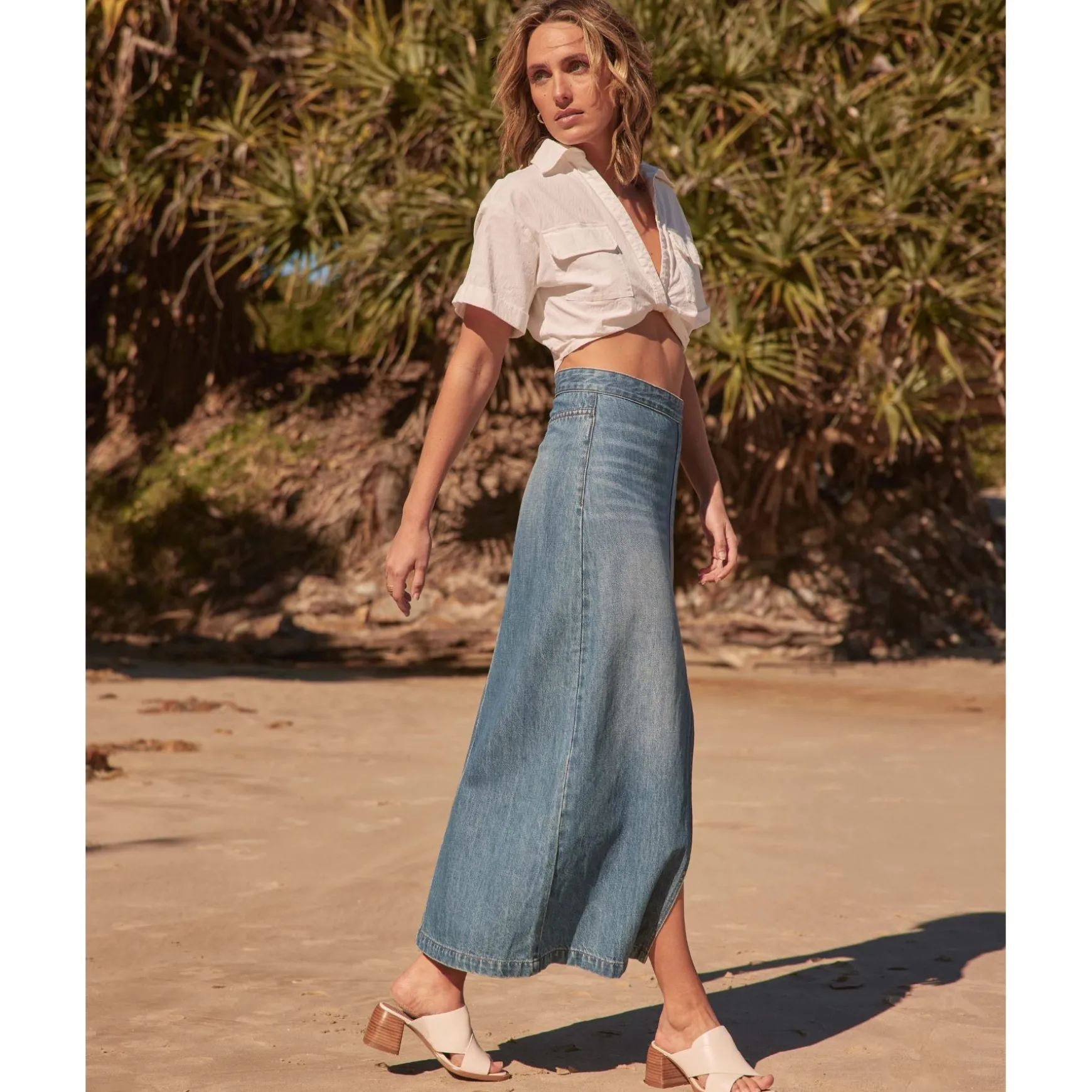 ISO LEATHER BLOCK HEEL SANDALS>EOS Footwear Sale