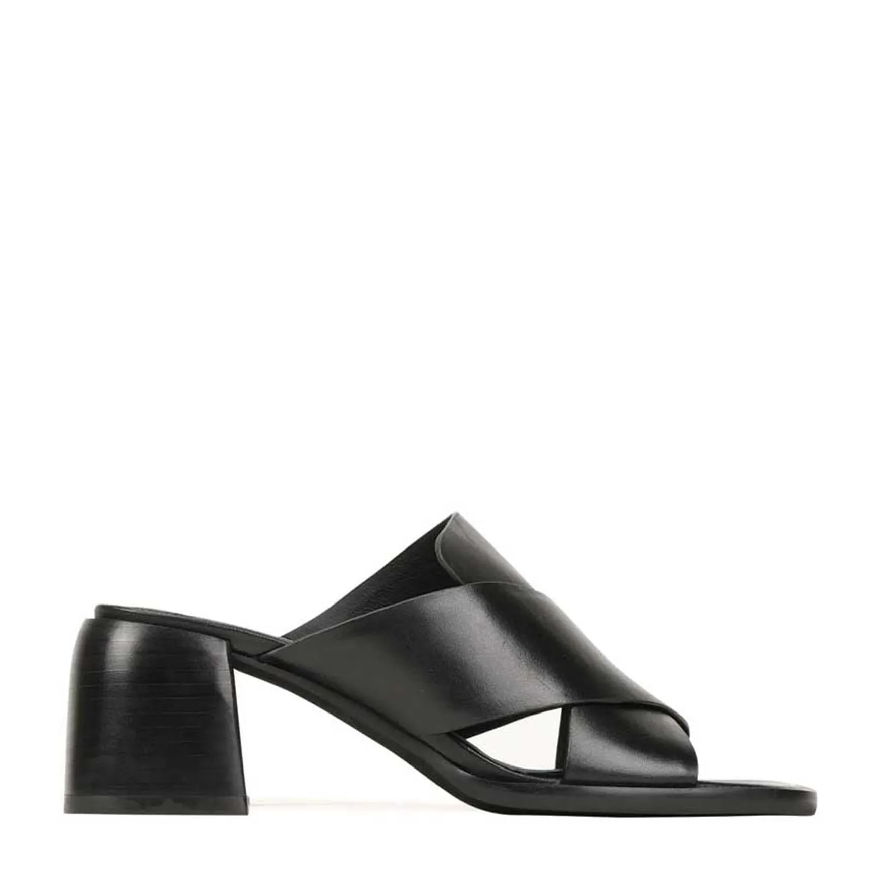 ISO LEATHER BLOCK HEEL SANDALS>EOS Footwear Sale