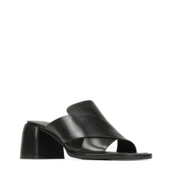 ISO LEATHER BLOCK HEEL SANDALS><noscript><img width=