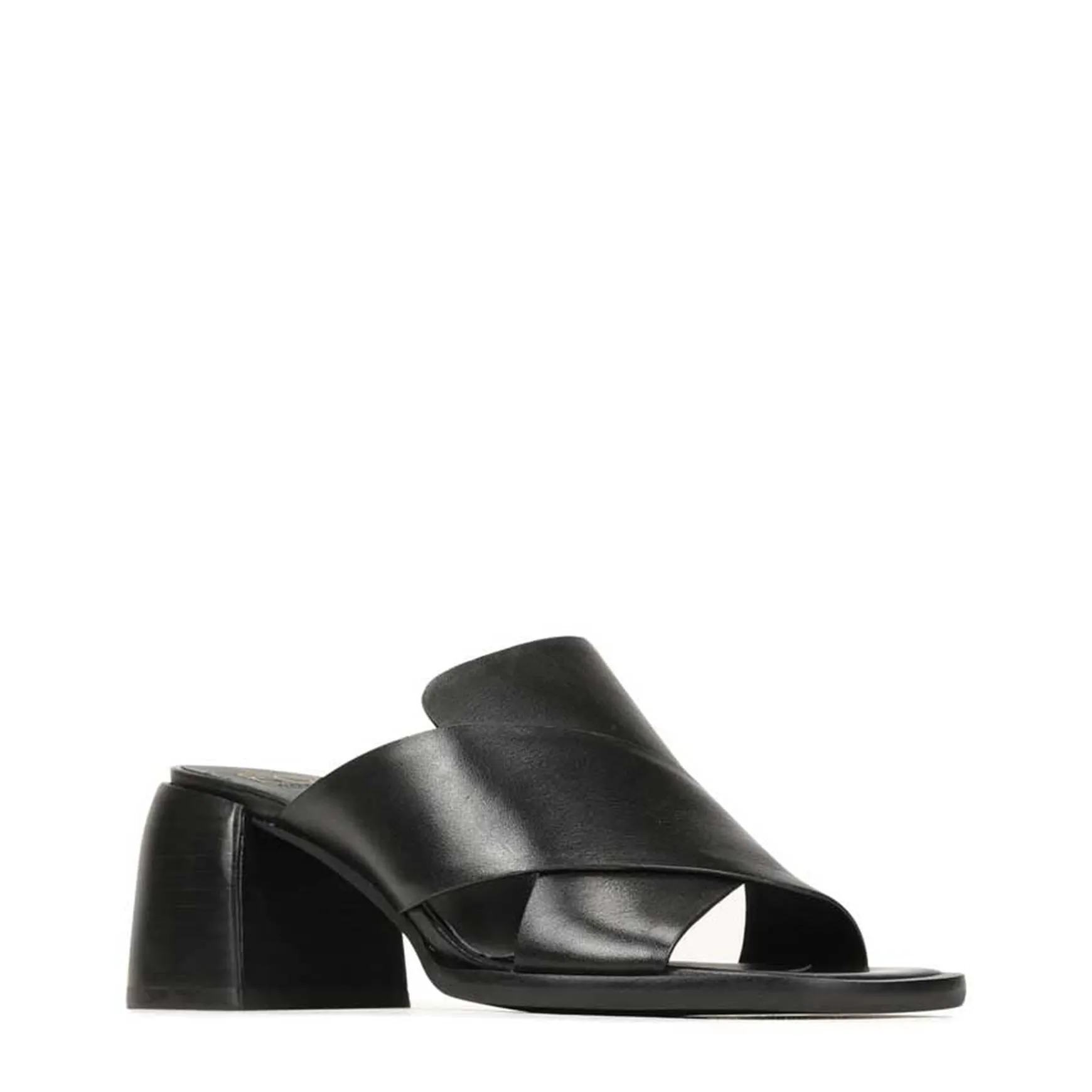 ISO LEATHER BLOCK HEEL SANDALS>EOS Footwear Sale