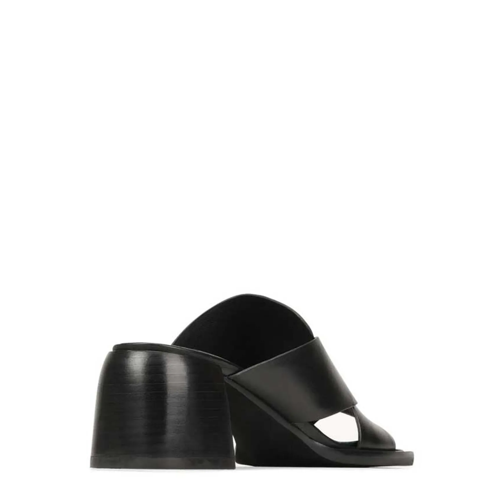 ISO LEATHER BLOCK HEEL SANDALS>EOS Footwear Sale