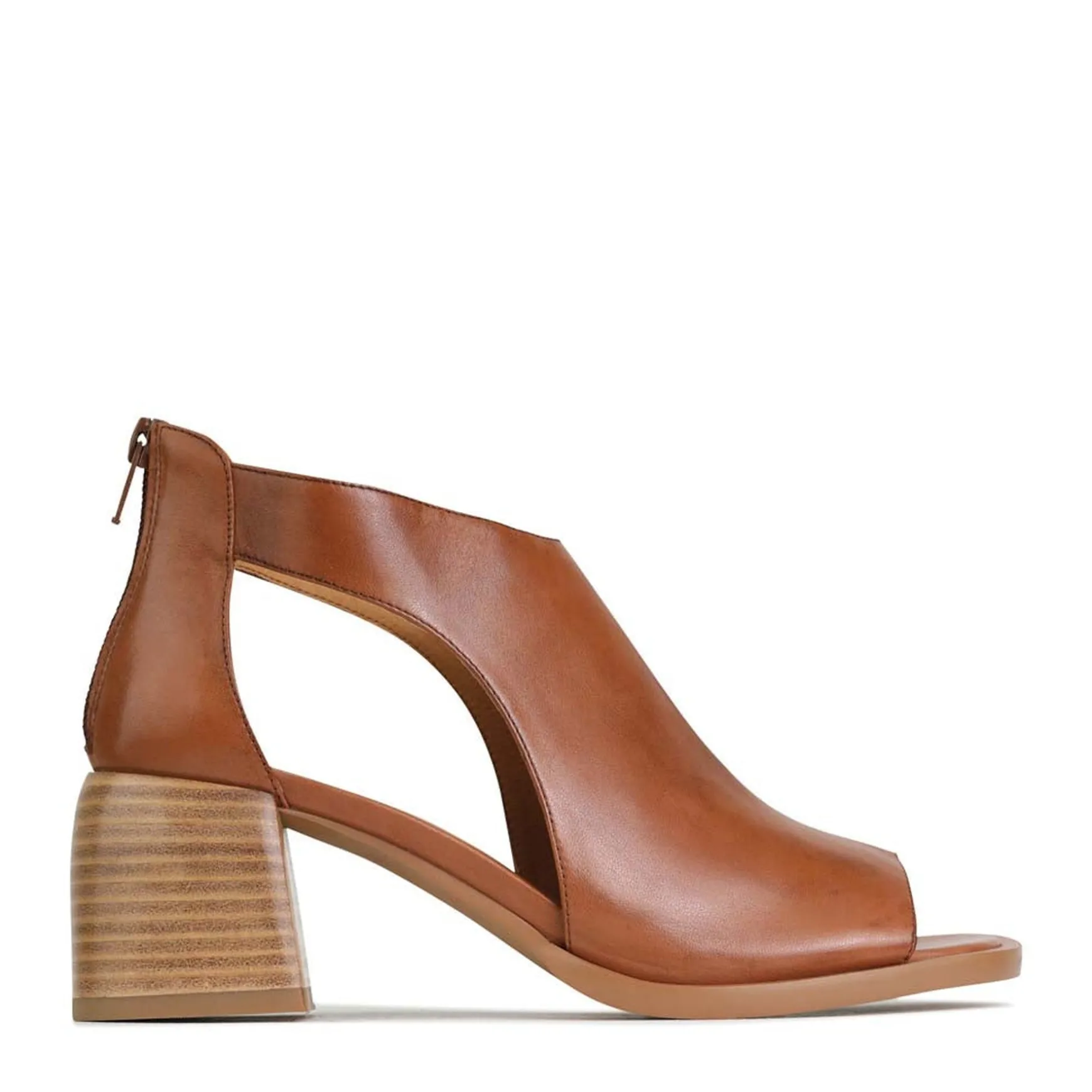ISOLDE LEATHER BLOCK HEEL SANDALS>EOS Footwear Best