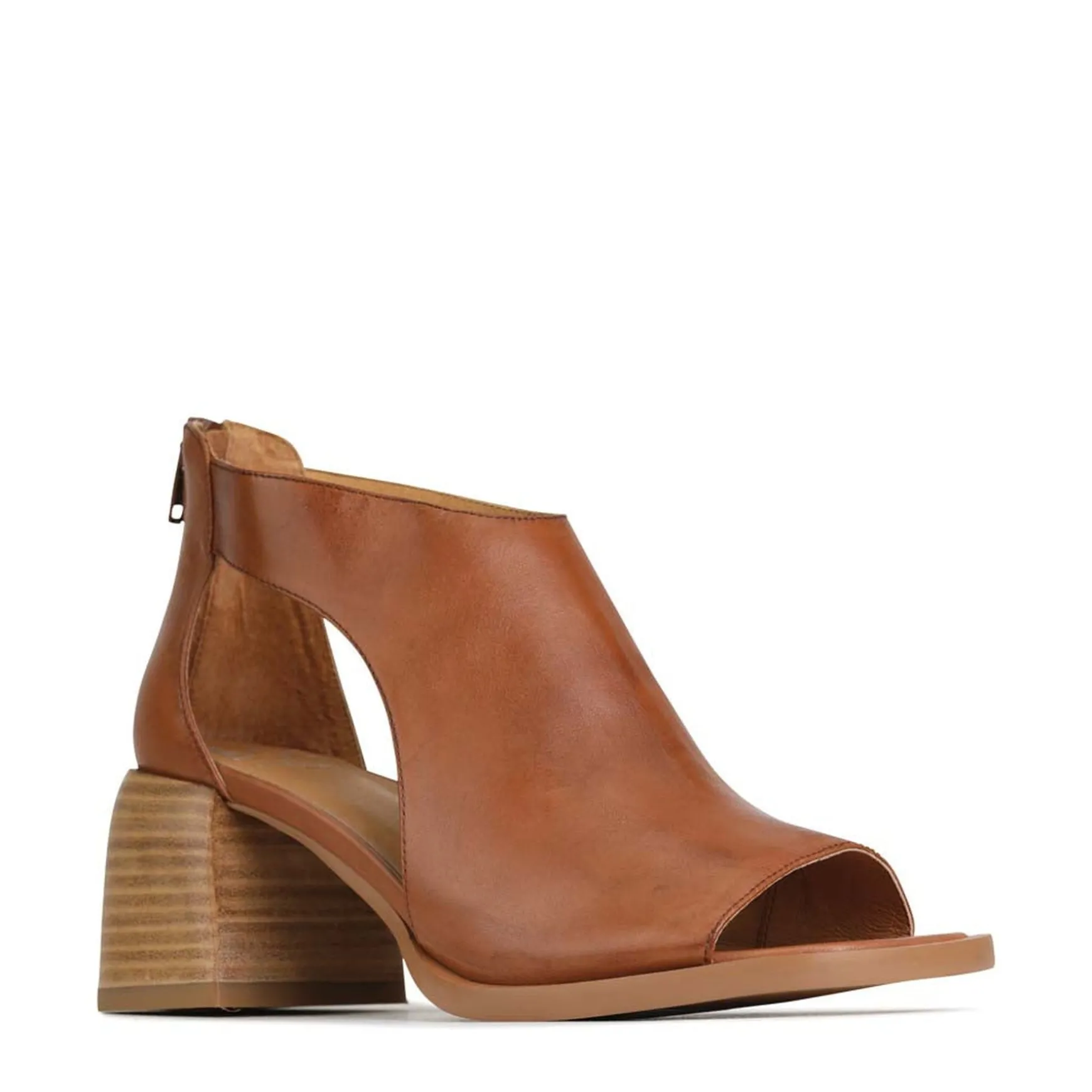 ISOLDE LEATHER BLOCK HEEL SANDALS>EOS Footwear Best
