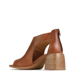 ISOLDE LEATHER BLOCK HEEL SANDALS><noscript><img width=