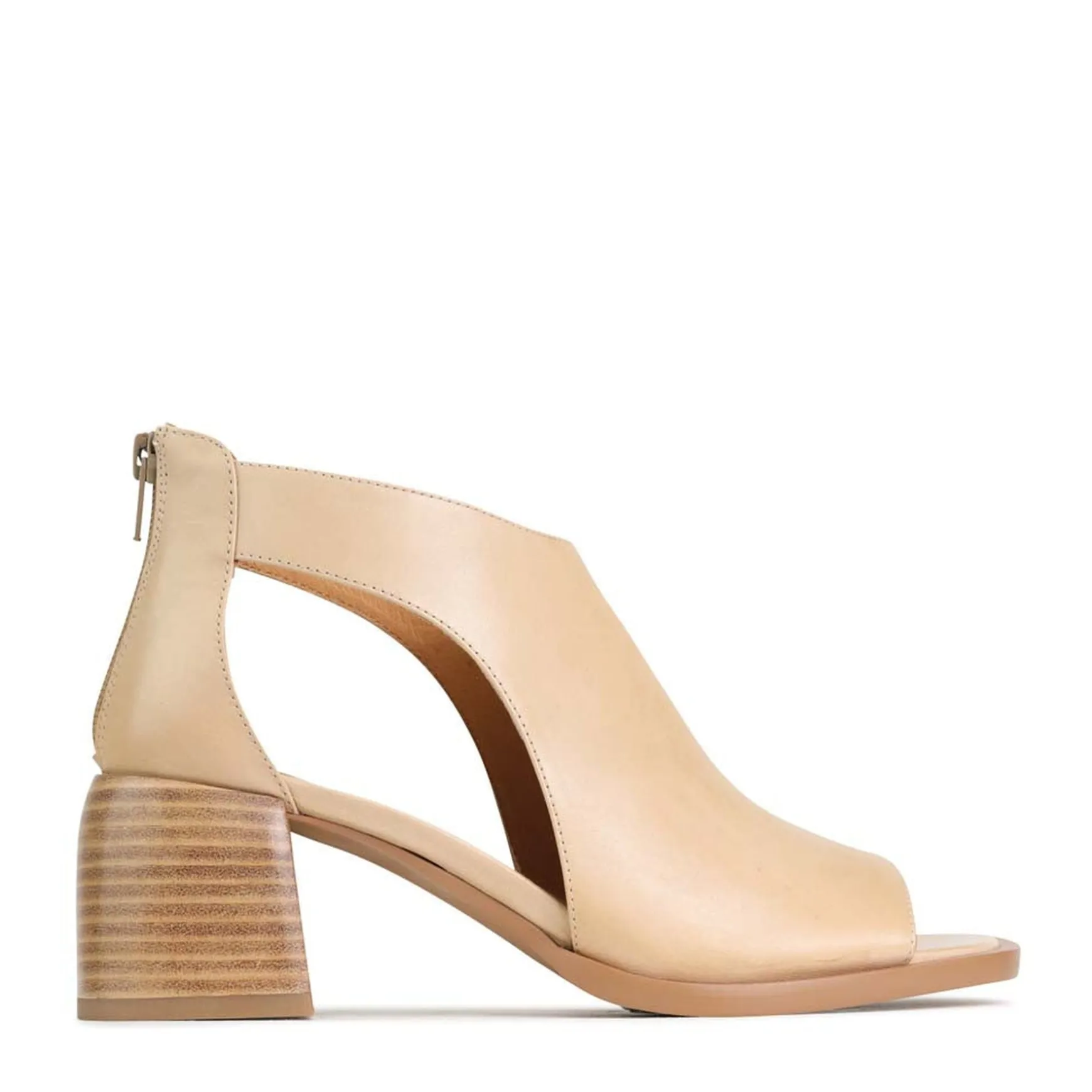 ISOLDE LEATHER BLOCK HEEL SANDALS>EOS Footwear Best