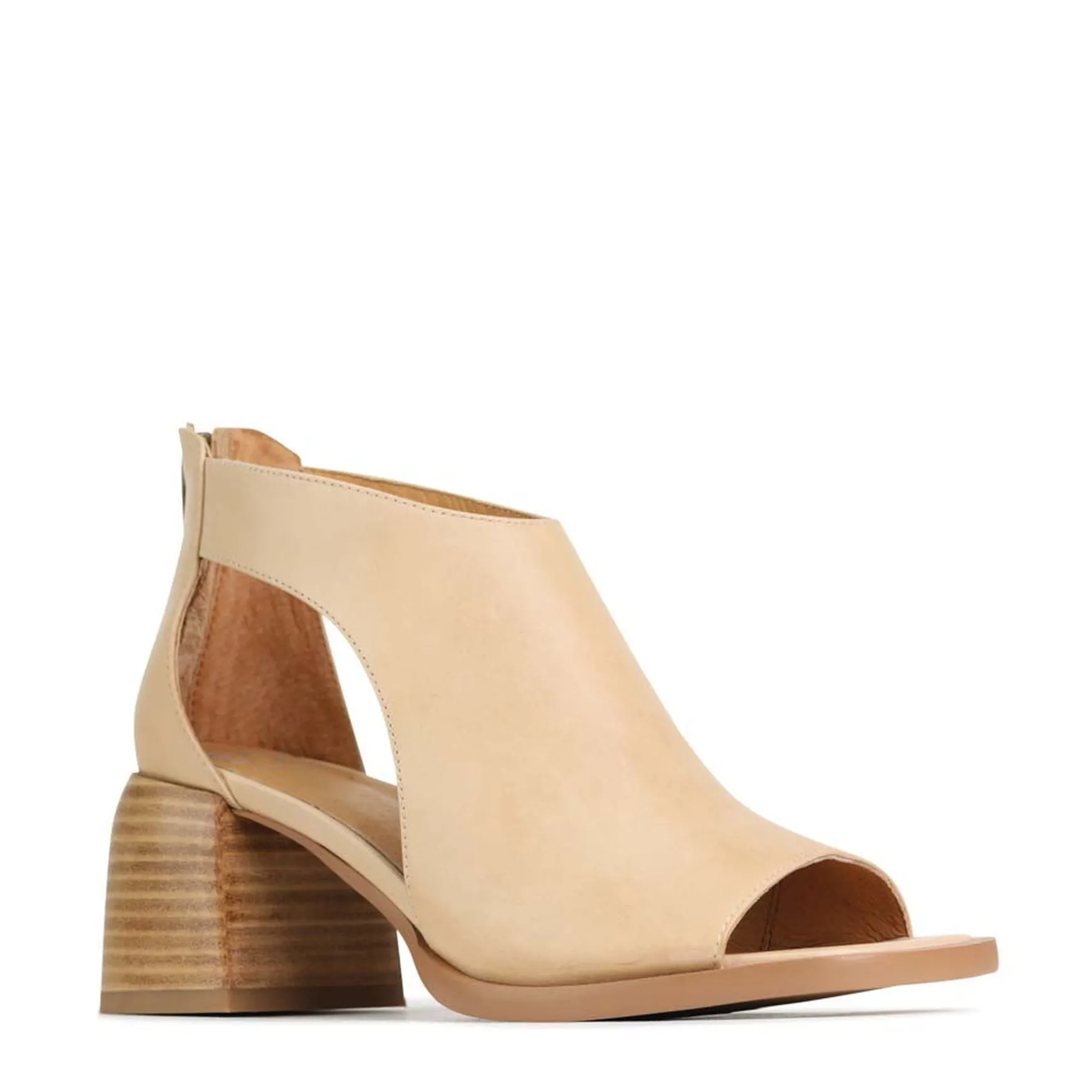 ISOLDE LEATHER BLOCK HEEL SANDALS>EOS Footwear Best