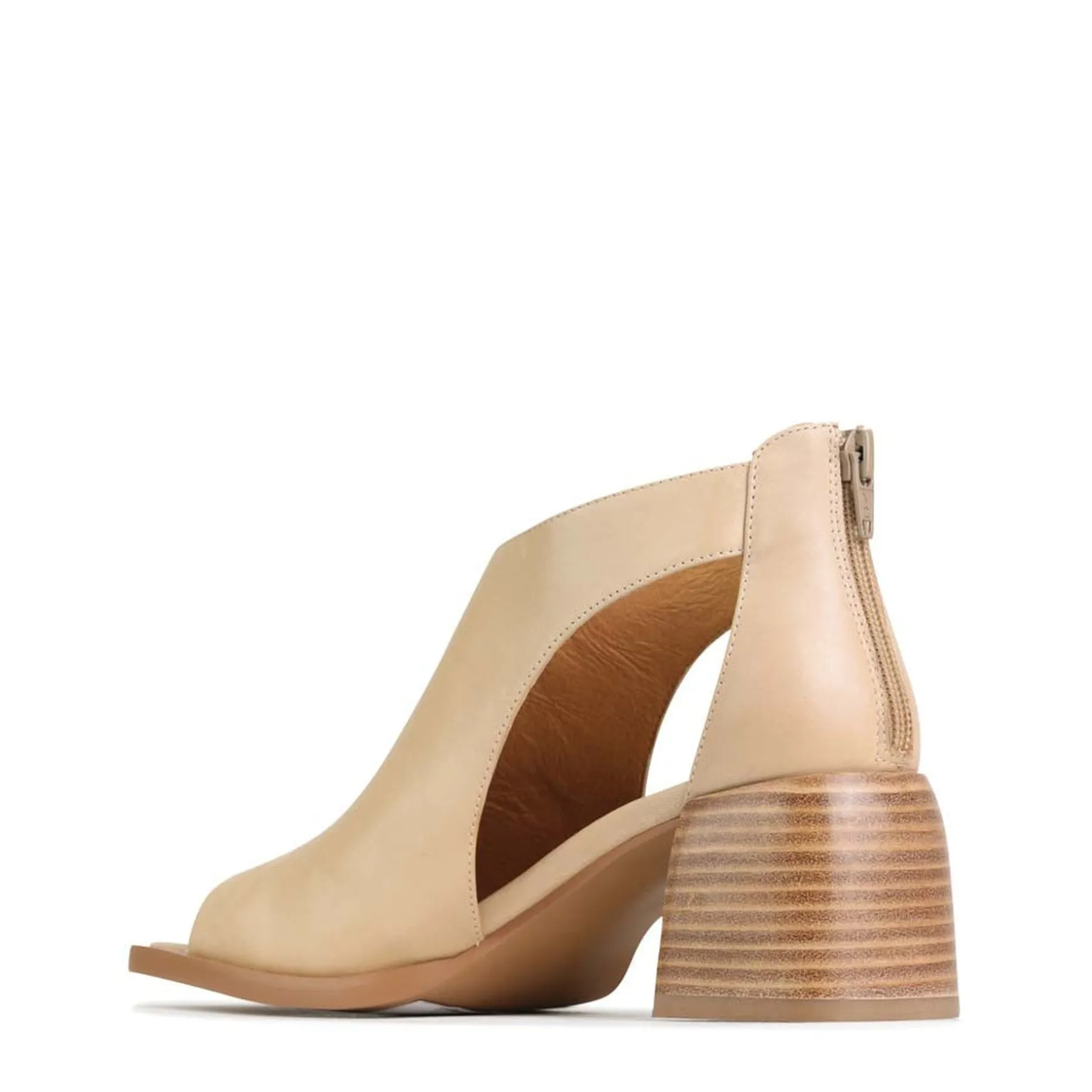 ISOLDE LEATHER BLOCK HEEL SANDALS>EOS Footwear Best