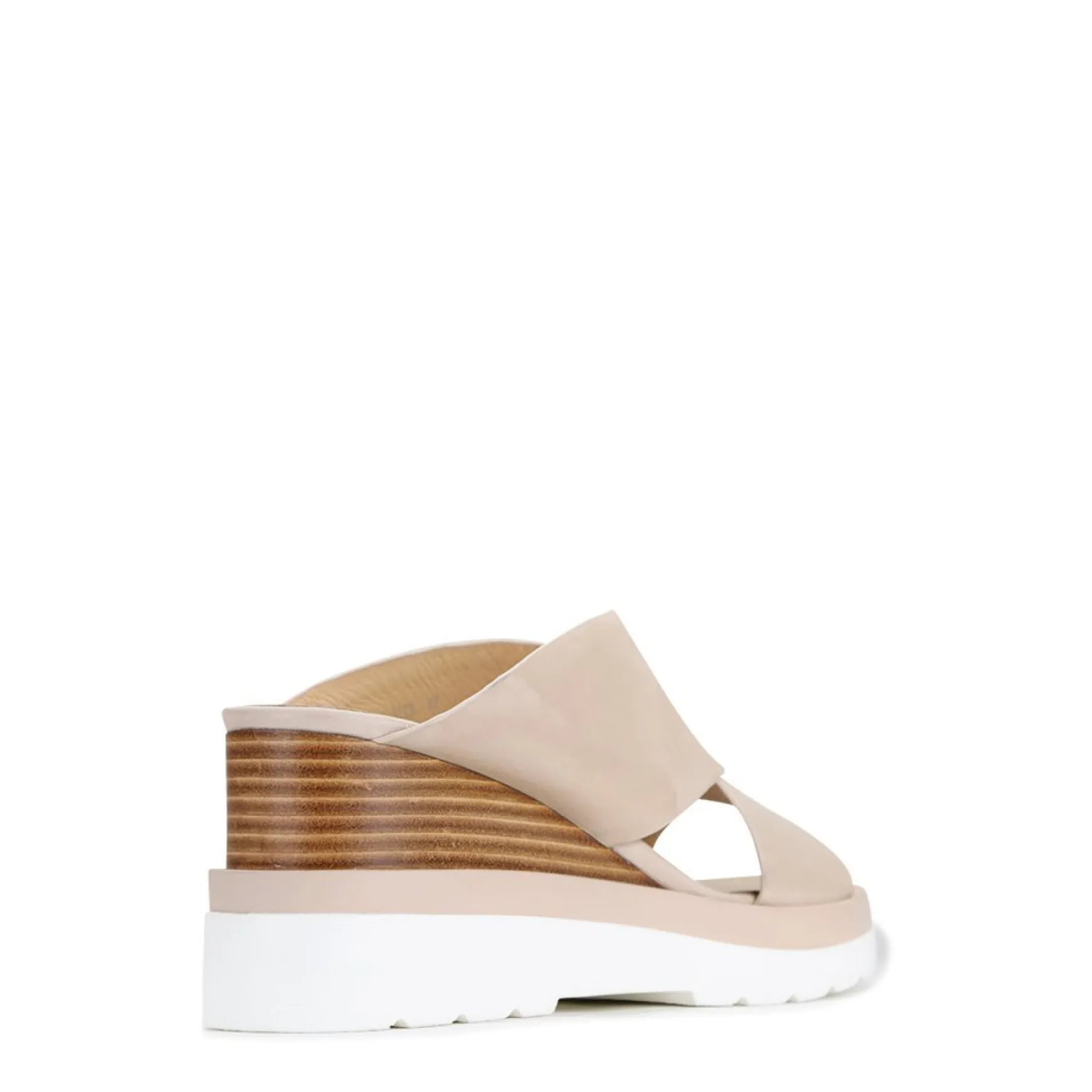 JADY LEATHER CROSSOVER SANDAL LEATHER>EOS Footwear Shop