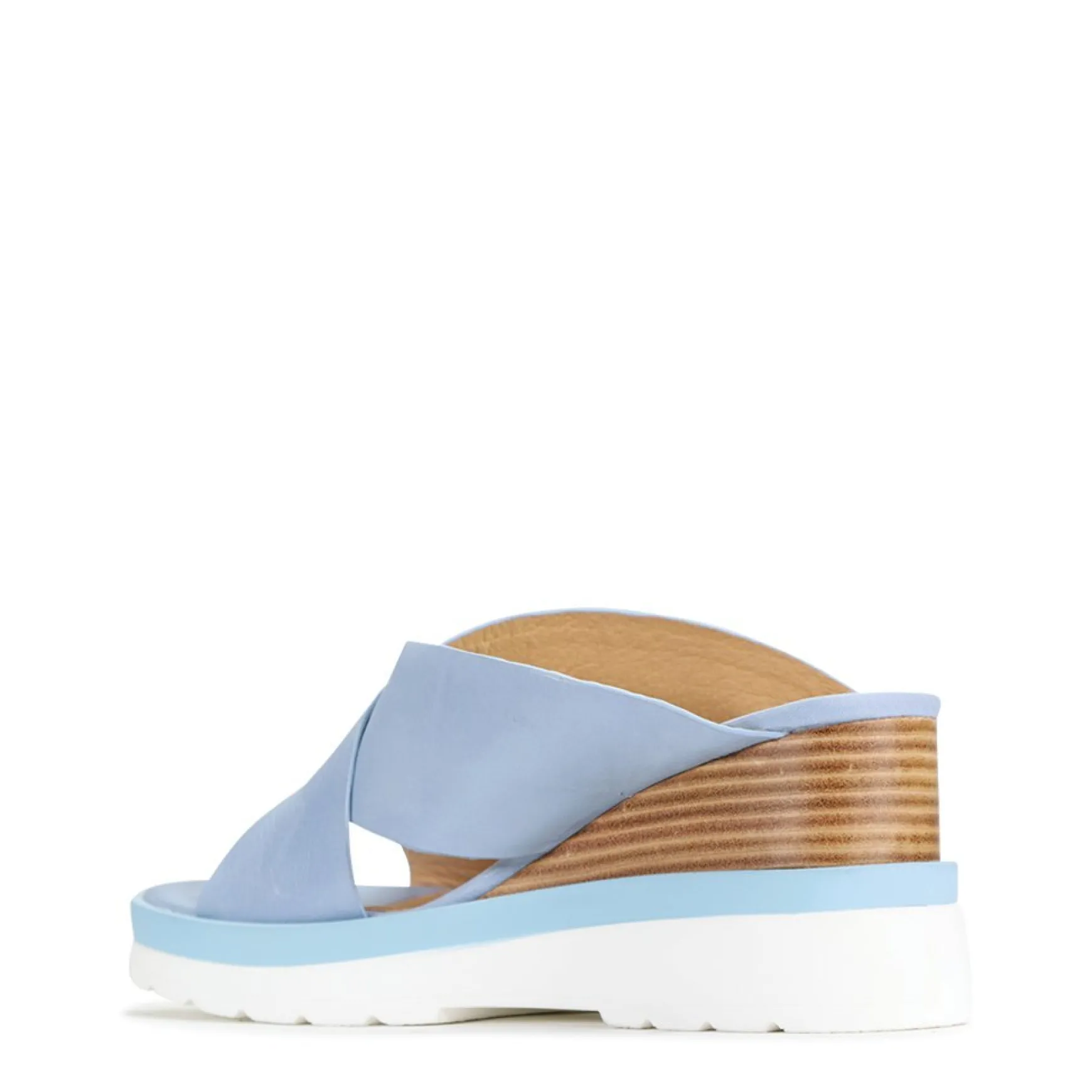 JADY LEATHER CROSSOVER SANDAL LEATHER>EOS Footwear Shop
