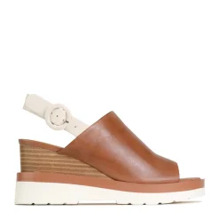 JARA SLING-BACK SANDALS LEATHER>EOS Footwear Sale