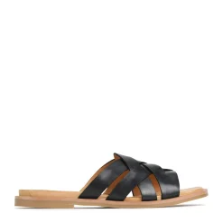 JELSIE SLIDE SANDALS LEATHER><noscript><img width=