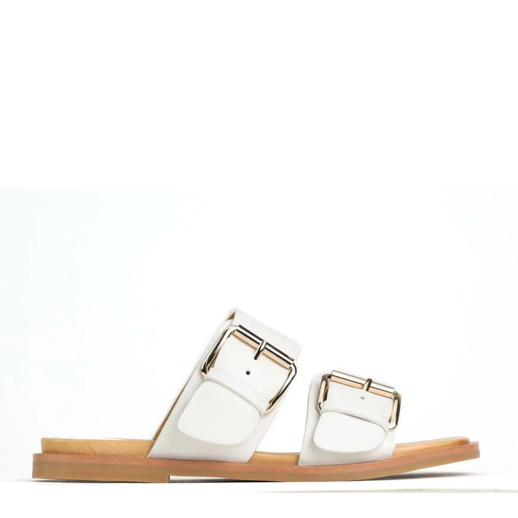 JETT DOUBLE STRAP SLIDE SANDALS LEATHER>EOS Footwear Cheap
