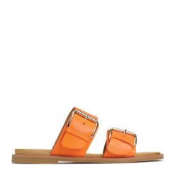 JETT DOUBLE STRAP SLIDE SANDALS LEATHER><noscript><img width=