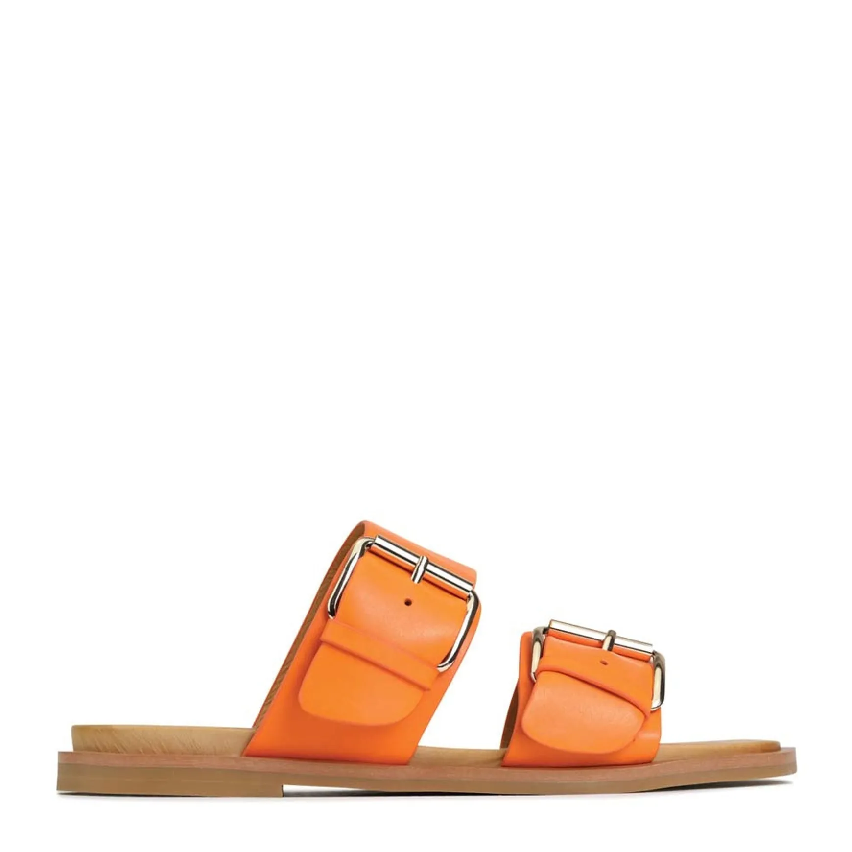 JETT DOUBLE STRAP SLIDE SANDALS LEATHER>EOS Footwear Cheap