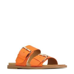 JETT DOUBLE STRAP SLIDE SANDALS LEATHER><noscript><img width=