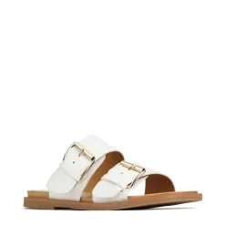 JETT DOUBLE STRAP SLIDE SANDALS LEATHER><noscript><img width=
