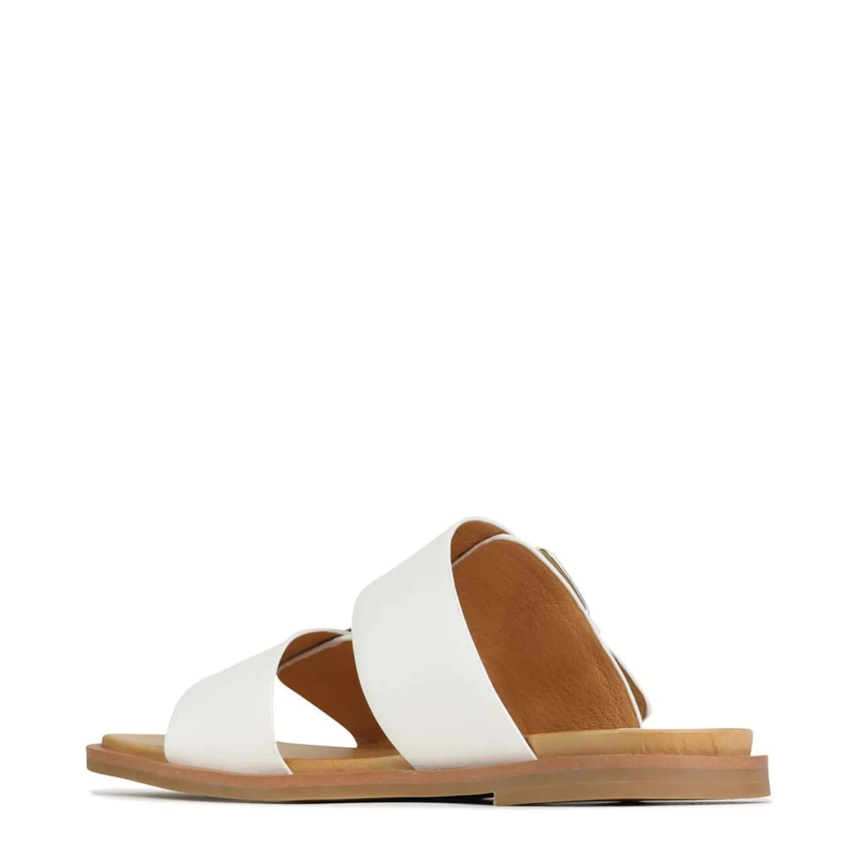 JETT DOUBLE STRAP SLIDE SANDALS LEATHER>EOS Footwear Cheap