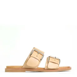 JETT DOUBLE STRAP SLIDE SANDALS LEATHER><noscript><img width=