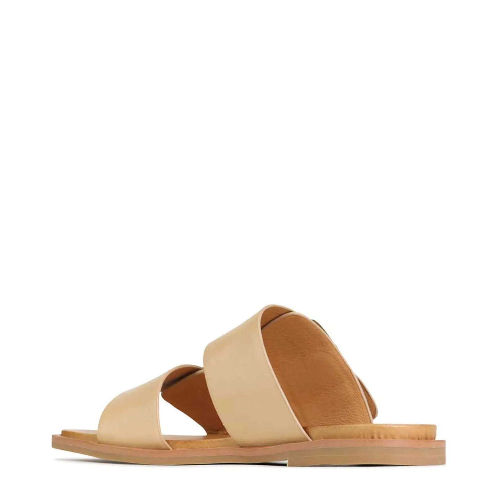 JETT DOUBLE STRAP SLIDE SANDALS LEATHER>EOS Footwear Cheap