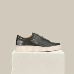 JOYA CHUNKY ZIPPER SNEAKERS LEATHER><noscript><img width=