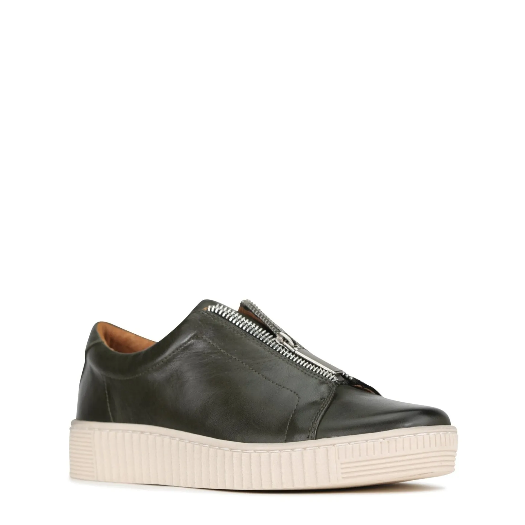 JOYA CHUNKY ZIPPER SNEAKERS LEATHER>EOS Footwear Best