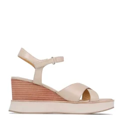 JUN LEATHER WEDGE SANDALS>EOS Footwear Flash Sale