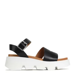 KAILA ANKLE STRAP WEDGE SANDALS LEATHER>EOS Footwear Best Sale