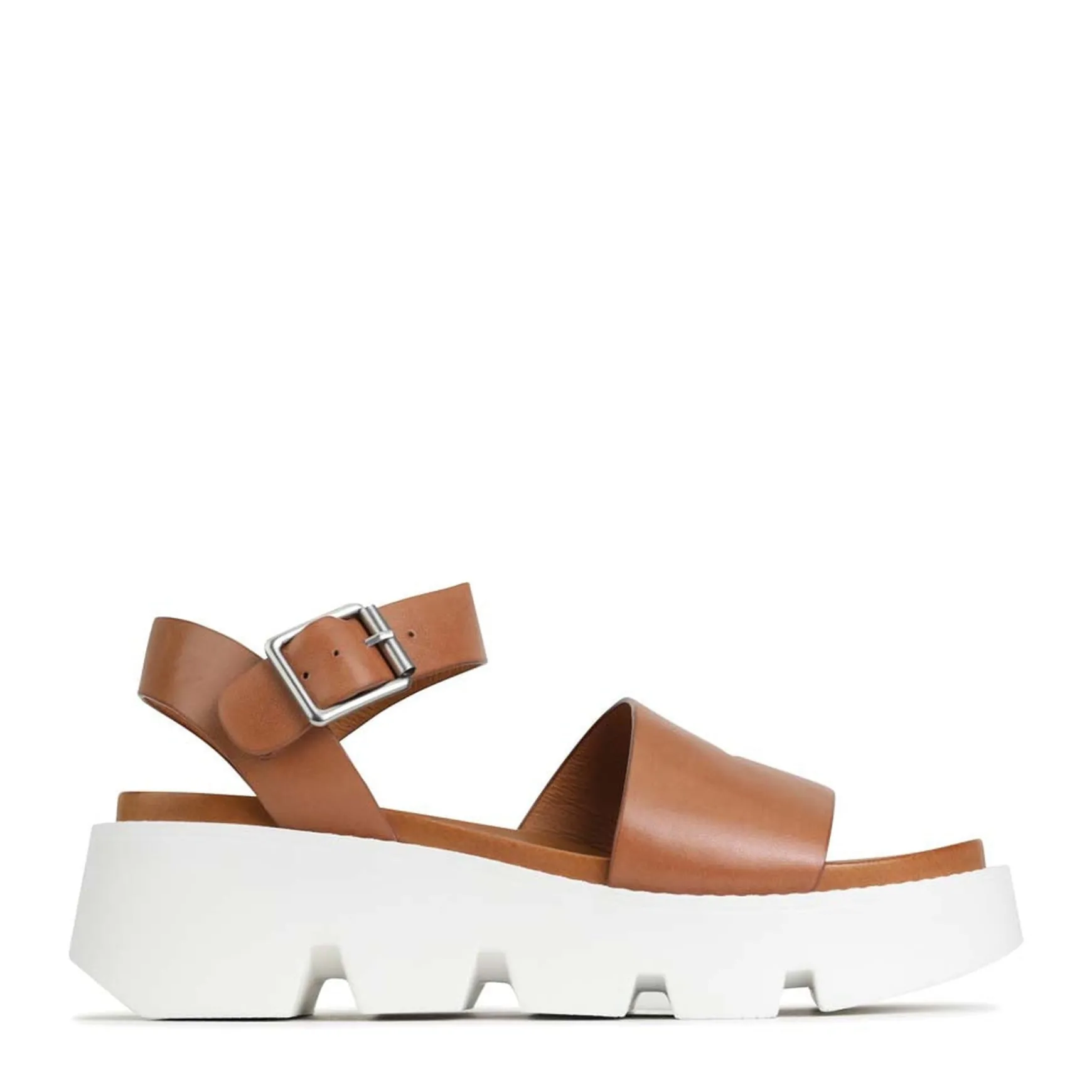 KAILA ANKLE STRAP WEDGE SANDALS LEATHER>EOS Footwear Best Sale