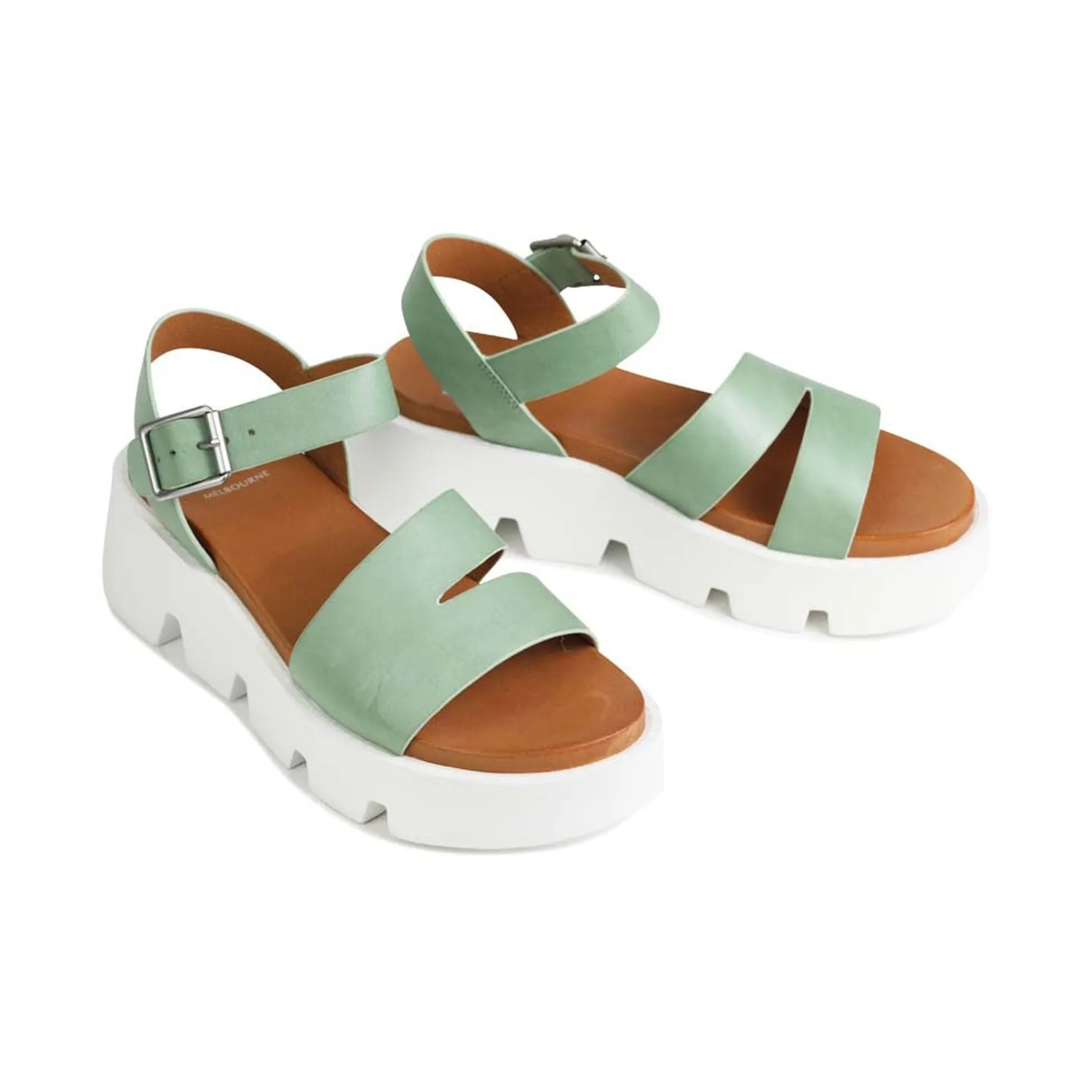 KAILA ANKLE STRAP WEDGE SANDALS LEATHER>EOS Footwear Best Sale