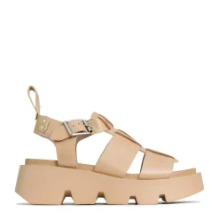 KAILAN LEATHER PLATFORM SANDALS><noscript><img width=
