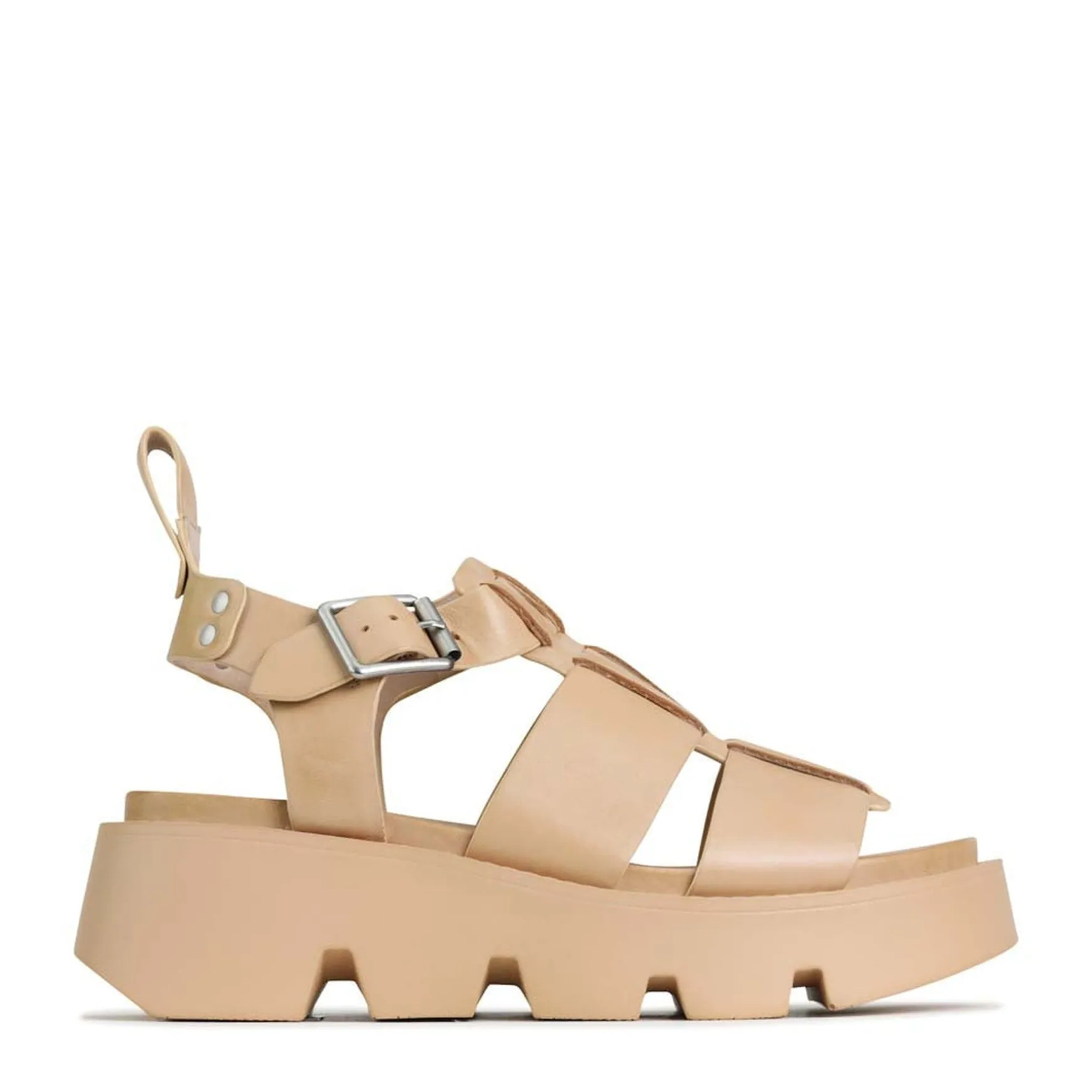 KAILAN LEATHER PLATFORM SANDALS>EOS Footwear Hot