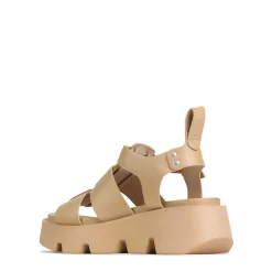 KAILAN LEATHER PLATFORM SANDALS><noscript><img width=