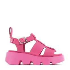 KAILAN LEATHER PLATFORM SANDALS><noscript><img width=