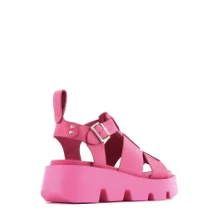 KAILAN LEATHER PLATFORM SANDALS><noscript><img width=