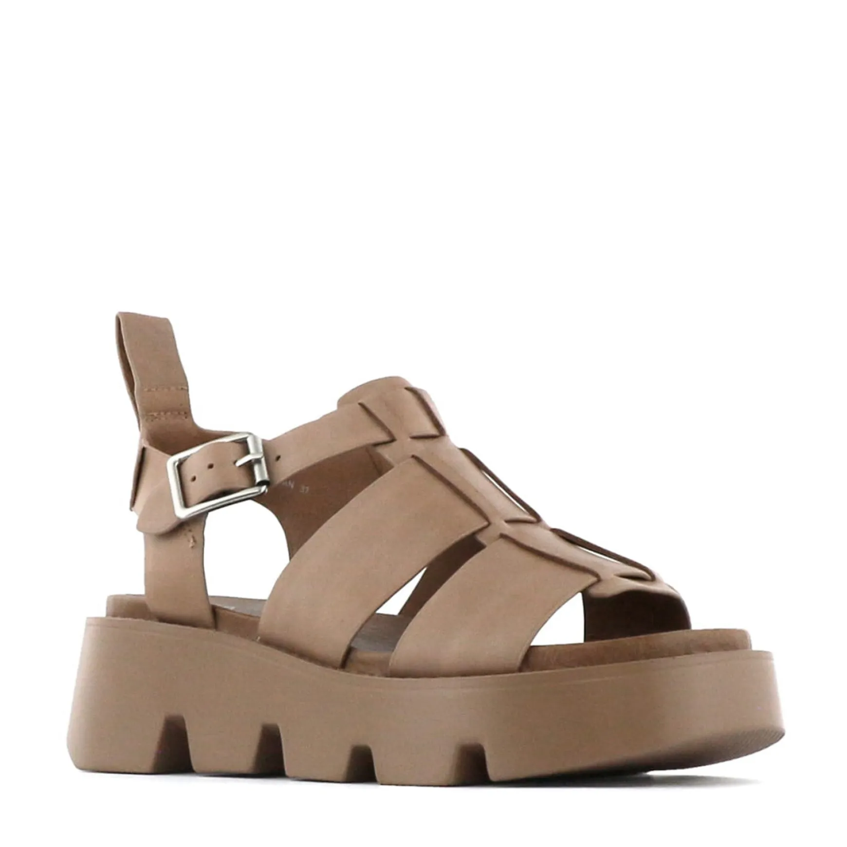 KAILAN LEATHER PLATFORM SANDALS>EOS Footwear Hot