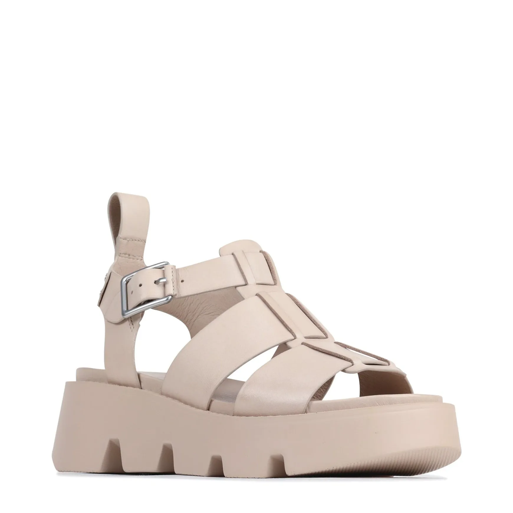KAILAN LEATHER PLATFORM SANDALS>EOS Footwear Hot