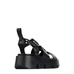 KAILAN LEATHER PLATFORM SANDALS><noscript><img width=
