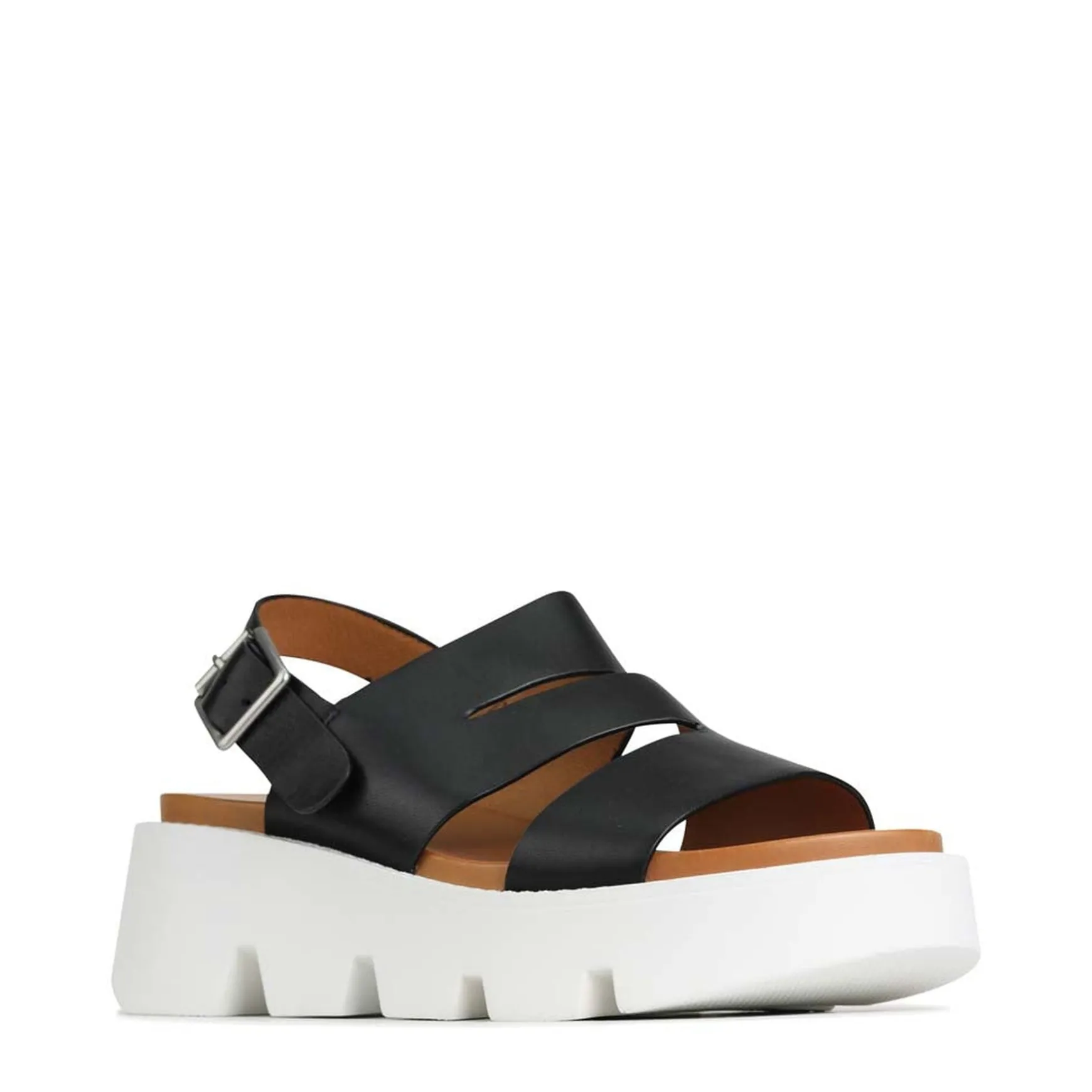 KAILI PLATFORM WEDGE SANDALS LEATHER>EOS Footwear Clearance
